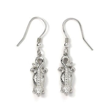 Sterling Silver Bearded Dragon Hoop Or Hook 3D Earrings, 4 of 7