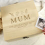 Personalised Engraved Floral Wooden Keepsake Box, thumbnail 4 of 4