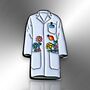 White Lab Coat Enamel Brooch Pin, Ideal Gift For Doctors, Laboratory Technicians And Scientists, Secret Santa Gift, thumbnail 3 of 8