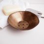 Handmade Small/Large Gold Pottery Soap Dish, thumbnail 7 of 7
