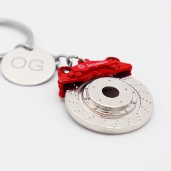 Personalised Brembo Brake Calliper Keyring, 7 of 7