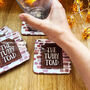Personalised Home Bar Set Of Four Coasters, thumbnail 7 of 9