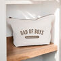 Dad Of Boys Canvas Pouch, thumbnail 2 of 2