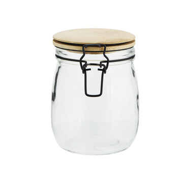 Glass Storage Jar With Bamboo Lid, 2 of 4