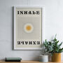 'Inhale, Exhale' Graphic Print, thumbnail 1 of 5
