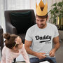Personalised Daddy T Shirt Fathers Day Dad Birthday, thumbnail 1 of 2