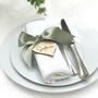 Wooden Heart Place Card Setting Personalised Favour, thumbnail 12 of 12