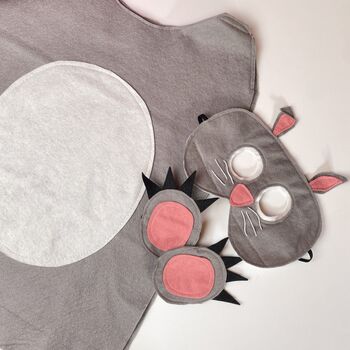 Grey Rabbit Costume For Kids And Adults, 3 of 9