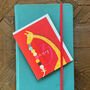 Mini Giraffe 3rd Birthday Card, thumbnail 3 of 5