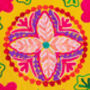 Pale Yellow Garland Embroidered Cushion Cover, thumbnail 3 of 6