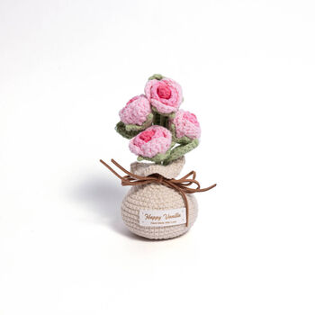 Mother's Day Crochet Roses Pot Exclusive Edition, 5 of 5
