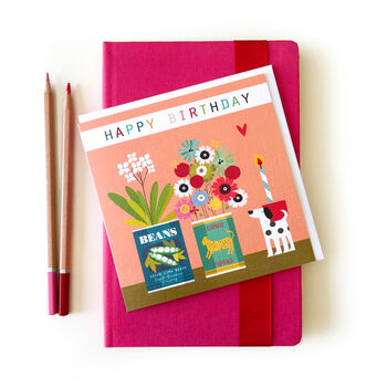 Happy Birthday Plant Pot Card, 3 of 3