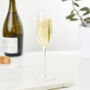 Personalised Balloon Font Birthday Prosecco Glass, thumbnail 1 of 3