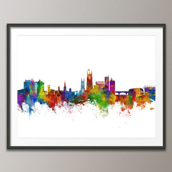 Derby City Skyline Art Print, 4 of 8