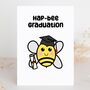 Happy Graduation Card Hap Bee Bumblebee Card, thumbnail 1 of 4