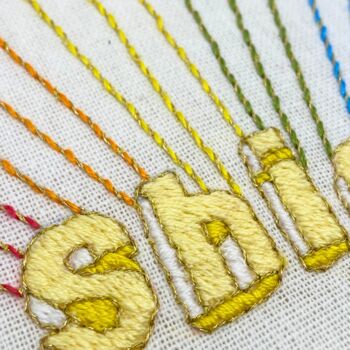 Shine Bright Embroidery Kit, 7 of 10