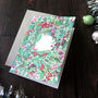 Christmas Berry Wreath Card, thumbnail 2 of 4