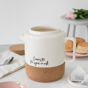 Personalised Large Ceramic Tea For Two, 6 of 6