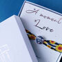 'So Proud Of You' Personalised, Stretch Bracelet, thumbnail 6 of 7