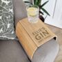 Personalised Wooden Sofa Drinks Tray, thumbnail 1 of 3