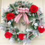 Candy Cane Forest Luxury Faux Christmas Wreath, thumbnail 2 of 10
