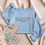 Personalised 'Daddy' Appliqué Keepsake Sweatshirt, thumbnail 4 of 10