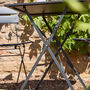 Carbon Grey Two Person Garden Bistro Set, thumbnail 4 of 5