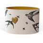 Birds And Bees Hand Gilded Lampshade, thumbnail 3 of 6