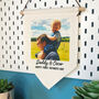 Father's Day Personalised Photo Hanging Banner Flag, thumbnail 6 of 8