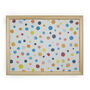 Cushioned Lap Tray In Multi Spots With Wooden Frame, thumbnail 7 of 7