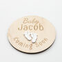 Baby Name Feet Plaque Coming Soon Sign Acrylic, thumbnail 4 of 12