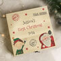 Personalised Wooden Christmas Eve Boxes – Natural And White Hand Painted Styles, thumbnail 6 of 11