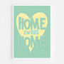 Home Sweet Home Print Three Colour Options, thumbnail 10 of 12