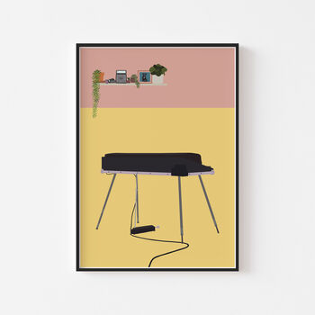 Rhodes Electric Piano Print | Instrument Music Poster, 2 of 6