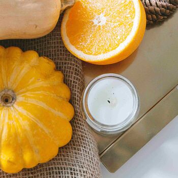 Gratitude Amber, Musk, Sweet Orange Soy Candle⎜Christmas Gift, 3 of 4