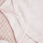 Personalised Pink Our 1st Father's Day Bodysuit, thumbnail 3 of 3