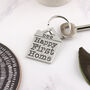 Couples Housewarming Gift Happy First Home Keyring, thumbnail 12 of 12