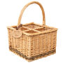 Personalised Wicker Bottle Carrier – Couples’ Gift, thumbnail 4 of 9