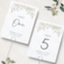 Wedding Table Numbers Whimsical, thumbnail 1 of 7
