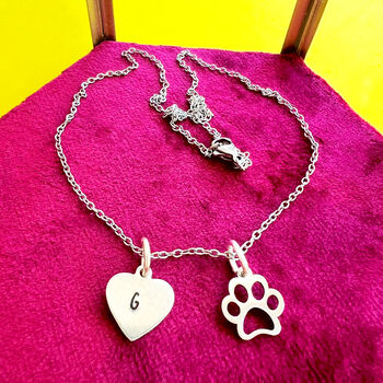 Personalised Pet Dog Memory Charm Necklace, 3 of 4