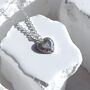 Dainty Heart Locket Pendant Silver, thumbnail 4 of 8