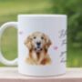 Personalised Golden Retriever Dog Hearts Pet Gift Mug, thumbnail 1 of 2