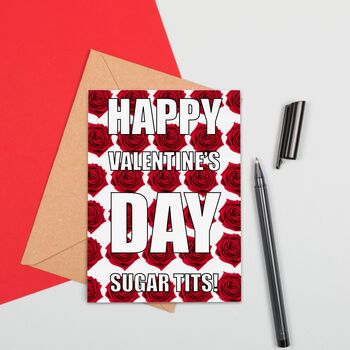 Sugar Tits Valentine's Day Card, 2 of 3
