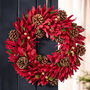 Winter Flowers Luxury Christmas Wreath, thumbnail 1 of 4