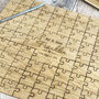 Personalised Oak Jigsaw Wedding Alternative Guestbook 82 Pieces, thumbnail 6 of 6