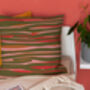 Cami Pink Pattern Cushion Throw Pillow, thumbnail 1 of 3