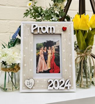 Personalised Prom Gift Photo Frame School 2024, 4 of 4