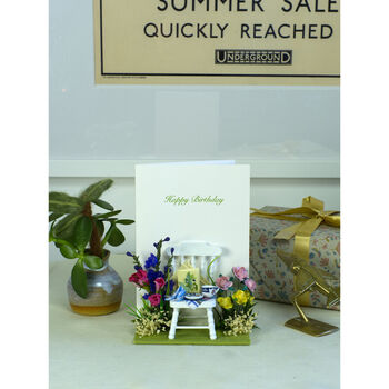 Birthday Garden Chair Personalised Card, 4 of 12