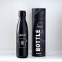 Personalised Football Shirt Name Thermos Water Bottle, thumbnail 2 of 10
