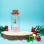 Personalised Christmas Reindeer Tiny Keepsake Bottle Gift, thumbnail 4 of 4